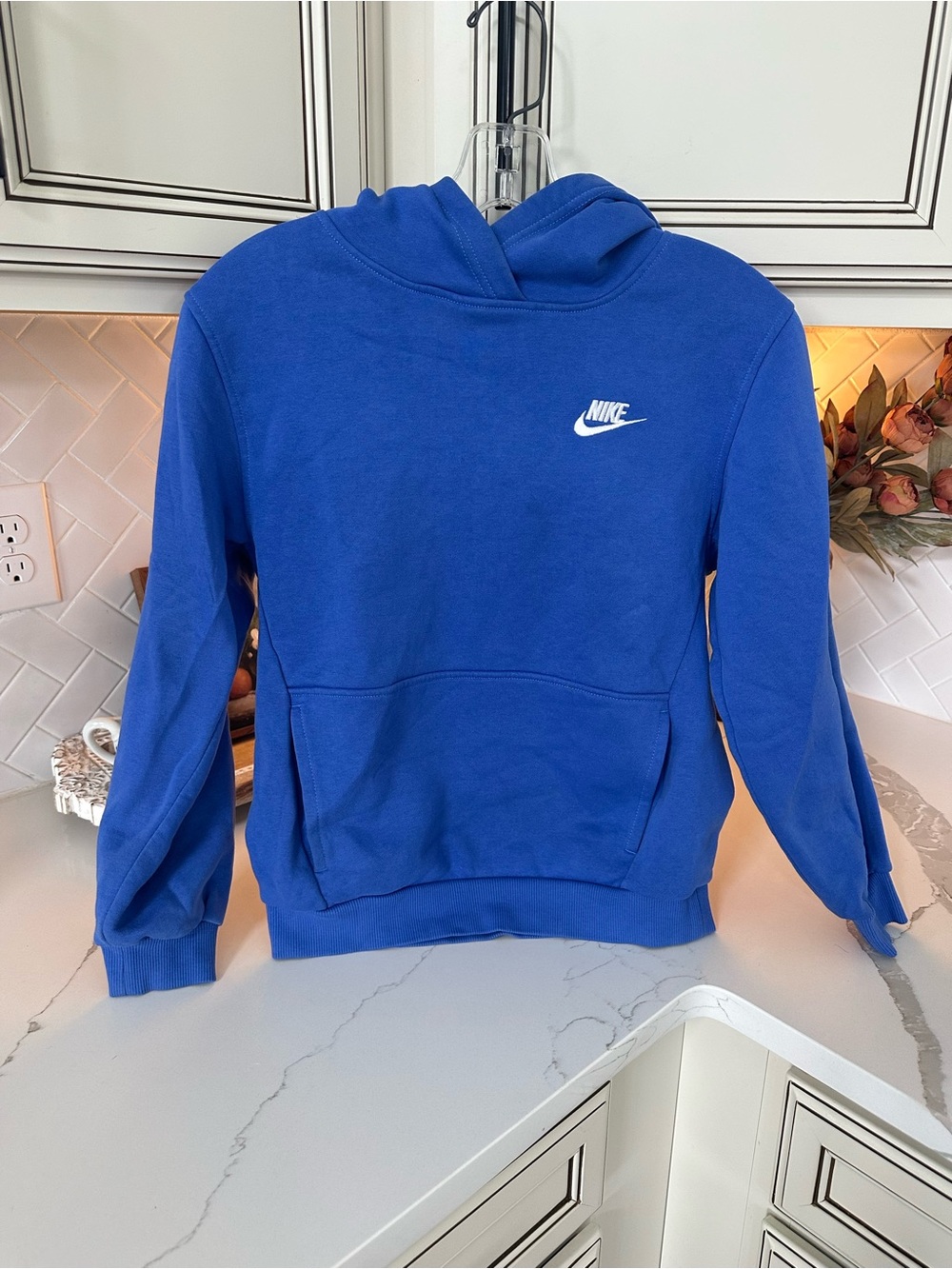Nike YOUTH SIZE L Royal Blue Pullover Hoodie
